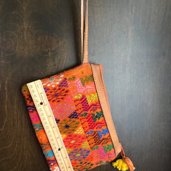 Trades of Hope Mosaic Multicolored Embroidered Clutch - Picture 5 of 7